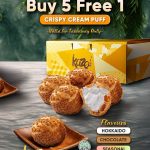 6-9 March 2025: Kazo Singapore: Grand Opening Special – Buy 5 Get 1 Free Crispy Cream Puffs Promotion