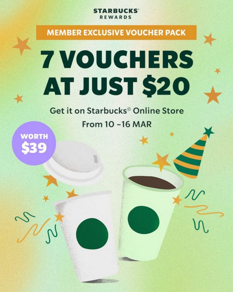 10-16 March 2025: Starbucks Singapore: Exclusive Coffee Deal – 7