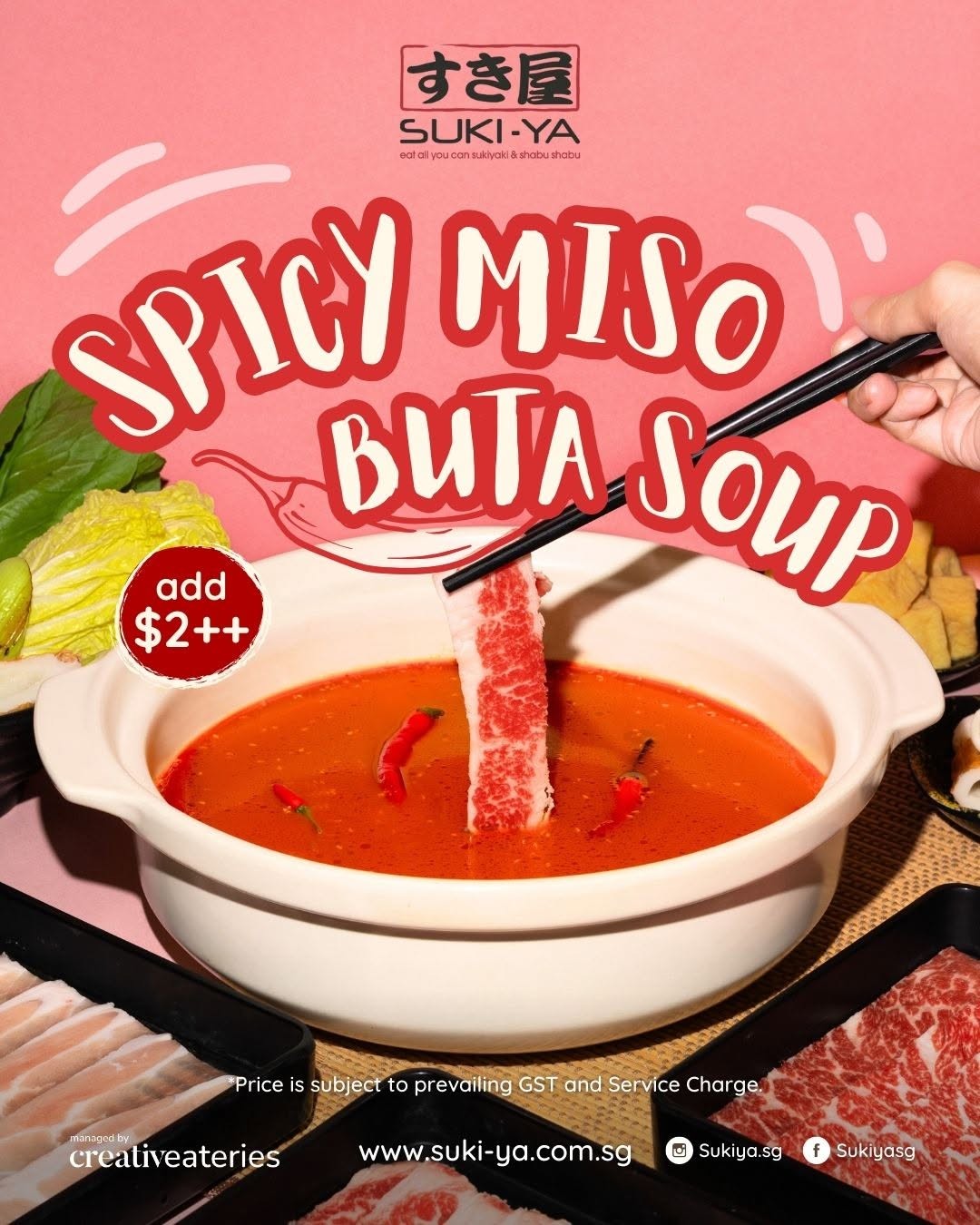 25 March 2025 onwards: Suki-Ya – Spicy Miso Buta Soup Special Promotion ...