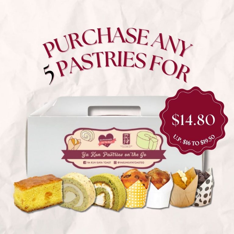 11 March 2025 onwards: Ya Kun Kaya Toast – Indulge in 5 Pastries for