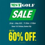 28 April-4 May 2025: MST Golf Atrium Sale Suntec City – Up to 60% OFF Golf Clubs, Apparel & More