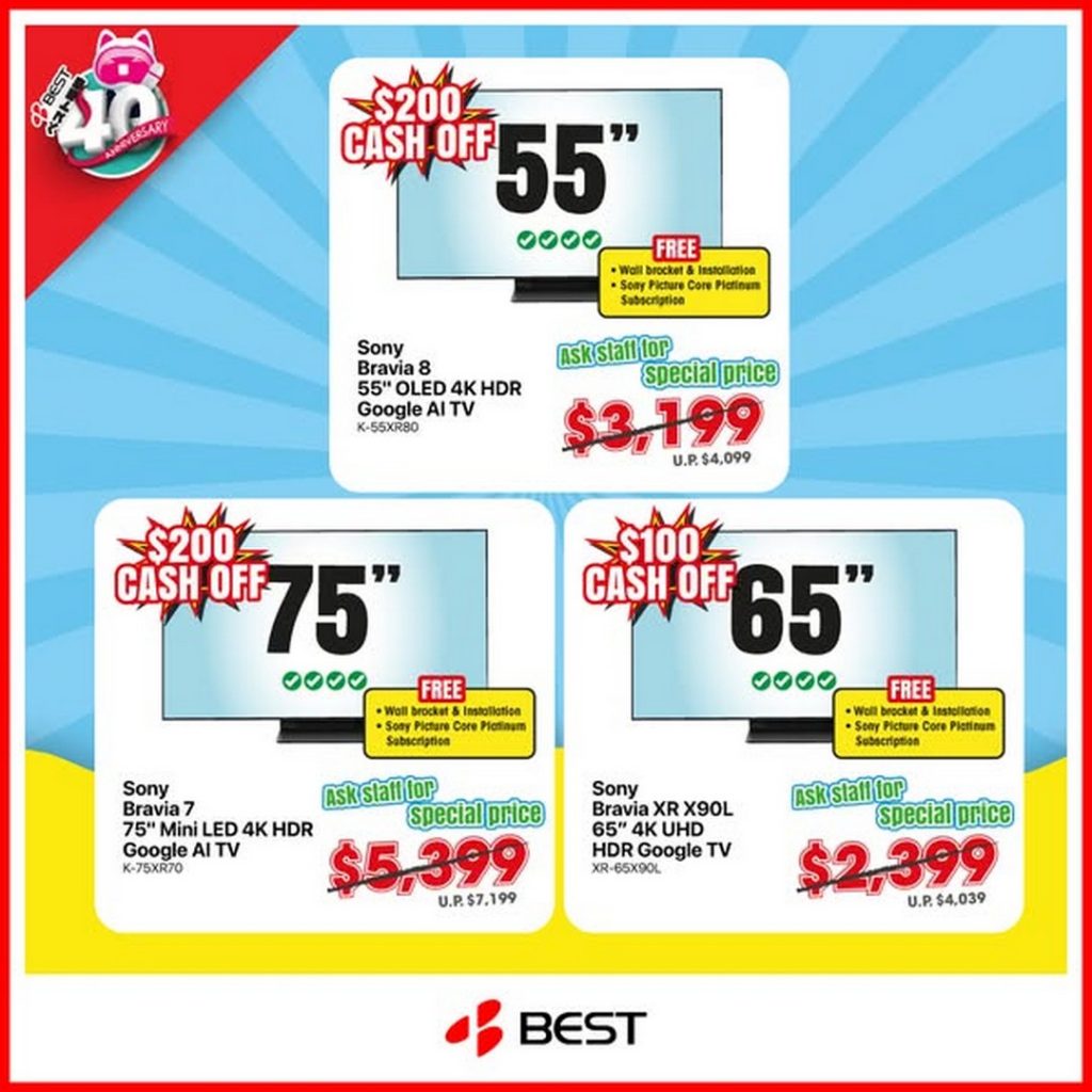 16-26 May 2025: BEST Denki Singapore – May Madness on 4K & OLED TVs