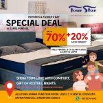 9-12 May 2025: Four Star Mattress Promotion: Up to 70% Off on Premium Mattresses, Sofas, and More – Huge Savings at SAFRA Punggol