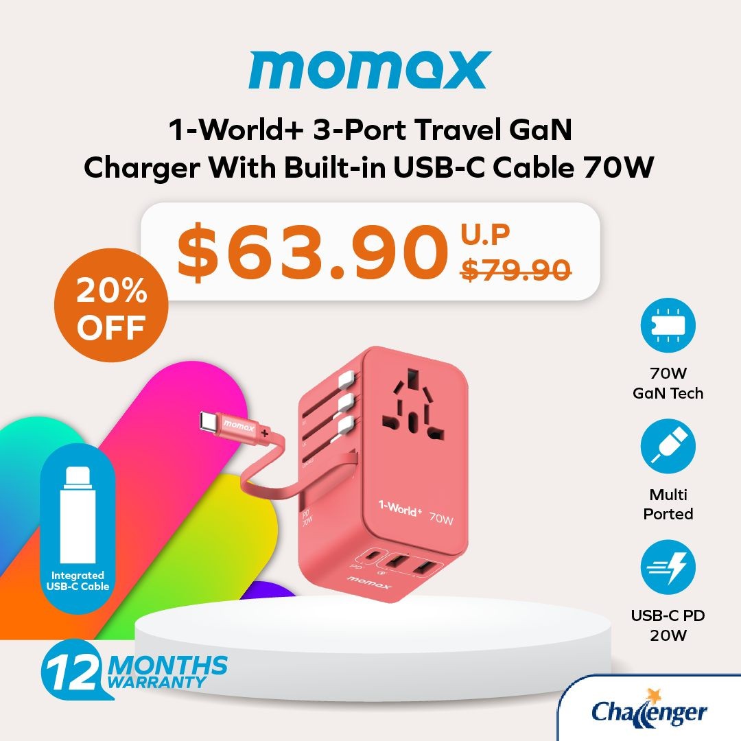 Challenger-Singapore-–-Up-to-20-Off-Momax-Tech-Accessories-6 12 June 2025 onwards: Challenger Singapore – Up to 20% Off Momax Tech Accessories