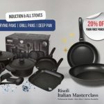 18 June 2025 onwards: The Home Shoppe RISOLI® Blackplus Launch Deal: 20% OFF Premium Non-Stick Cookware Made in Italy – Promotion at Online Store & Showroom