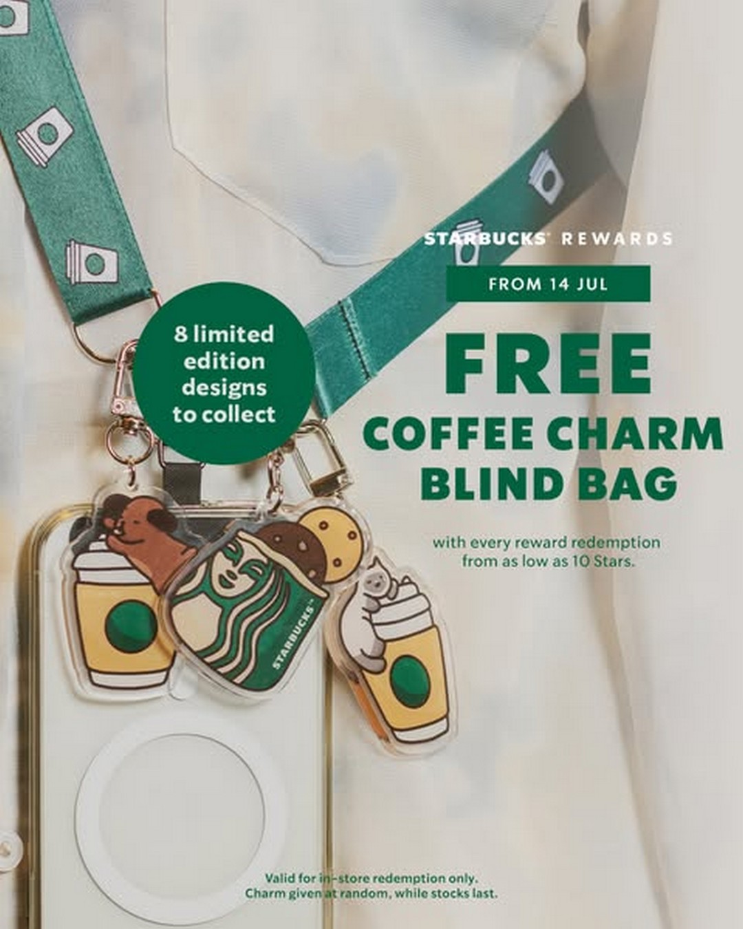 Starbucks-Singapore-–-Free-Coffee-Charm-Blind-Bag-Giveaway 22 July 2025 Onward: Starbucks Singapore – Free Coffee Charm Blind Bag Giveaway with Any In-Store Purchase or Stars Redemption