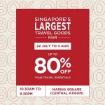 22 July–4 August 2025: The Planet Traveller Travel Goods Fair Promotion at Marina Square – Up to 80% Off Luggage, Bags, and Travel Accessories