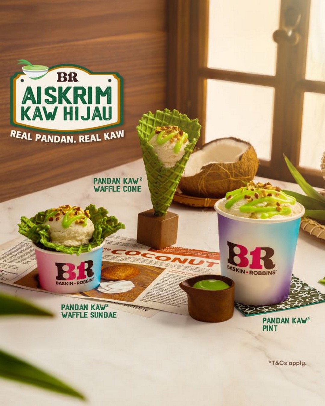 Baskin-Robbins-Singapore-Aiskrim-Kaw-Hijau-Pandan-Treats 11 August 2025 onwards: Baskin Robbins Singapore, Aiskrim Kaw Hijau Pandan Treats, Limited-Time Promotion