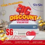 6–10 August 2025: Four Star Singapore Mattress & Furniture Mega SG60 Promotion at Kallang HQ