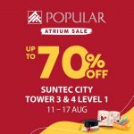 11-17 August 2025: Popular Bookstore Singapore Atrium Sale at Suntec City – Up to 70% Off Stationery, Books and More