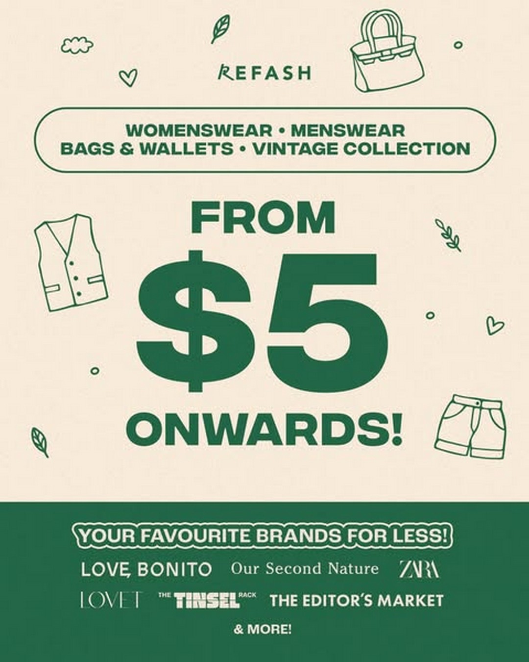 REFASH-Thrift-Thrive-Fashion-Event-1 1-5 September 2025: REFASH: Thrift & Thrive Fashion Event: Sale & Eco Workshops