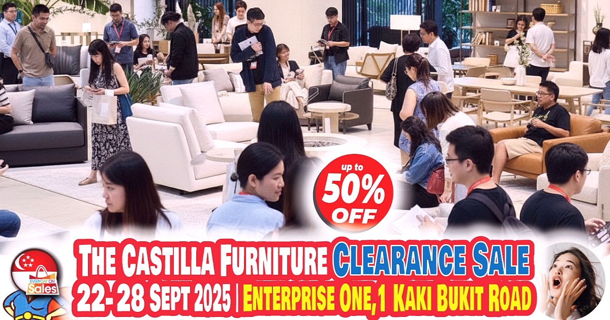 EOS-SG-Casyilla-Clearance-Sale-2025-Furniture-DISCOUNTS 22–28 September 2025: The Castilla Clearance Sale! Final Wrap-Up with Up to 50% OFF Sofas, Dining Tables & Mattresses!