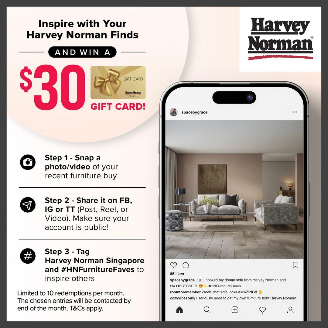 Harvey-Norman-Singapore-Buy-More-Save-More-Promotion-8 Now till 25 September 2025: Harvey Norman Singapore Buy More Save More Promotion with Free Gift