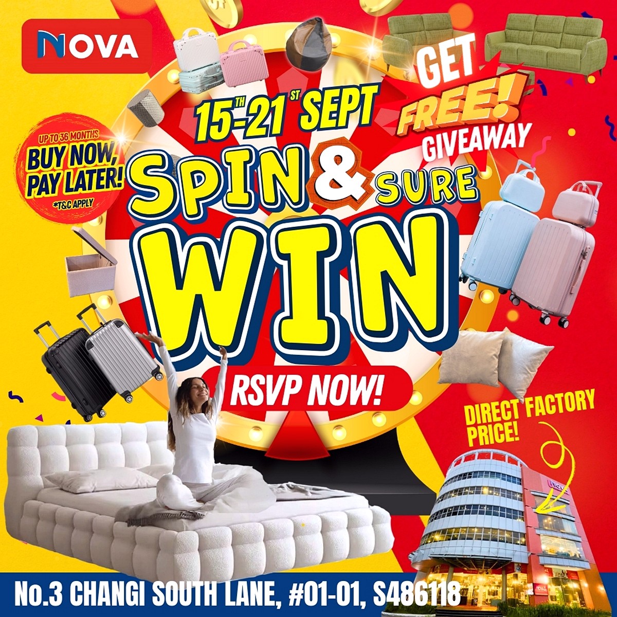 IMG-20250916-WA0002 15-21 Sept 2025: NOVA Furniture Spin & Sure Win Sale at Changi! Up to $1,000 Rebates, $1 Bed Frames, BTO Packages from $2,988
