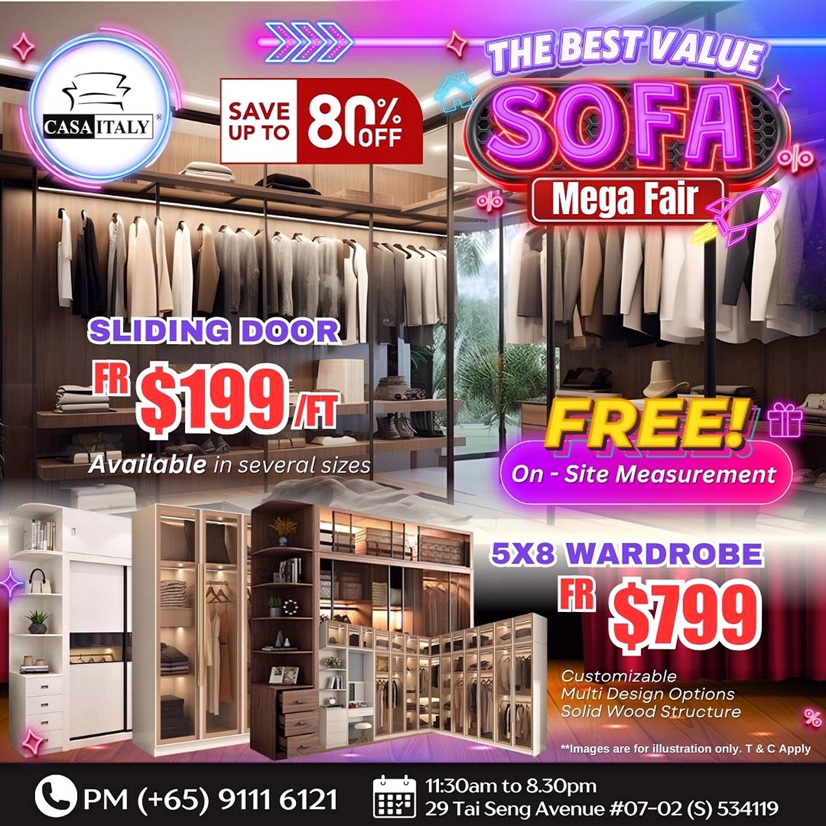 IMG-20250929-WA0007 3-5 Oct 2025: CASA ITALY Sofa Mega Fair Sale: Up to 80% OFF Premium Sofas, Beds & Wardrobes