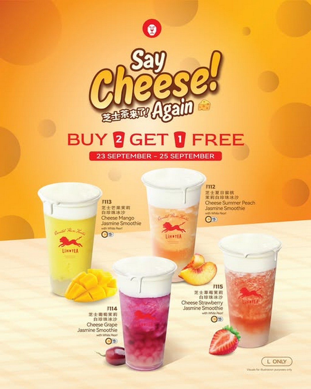 LiHO-Singapore-Buy-2-SAY-CHEESE-Drinks-Get-1-Free-Promotion 23-25 September 2025: LiHO Singapore: Buy 2 SAY CHEESE Drinks & Get 1 Free Promotion