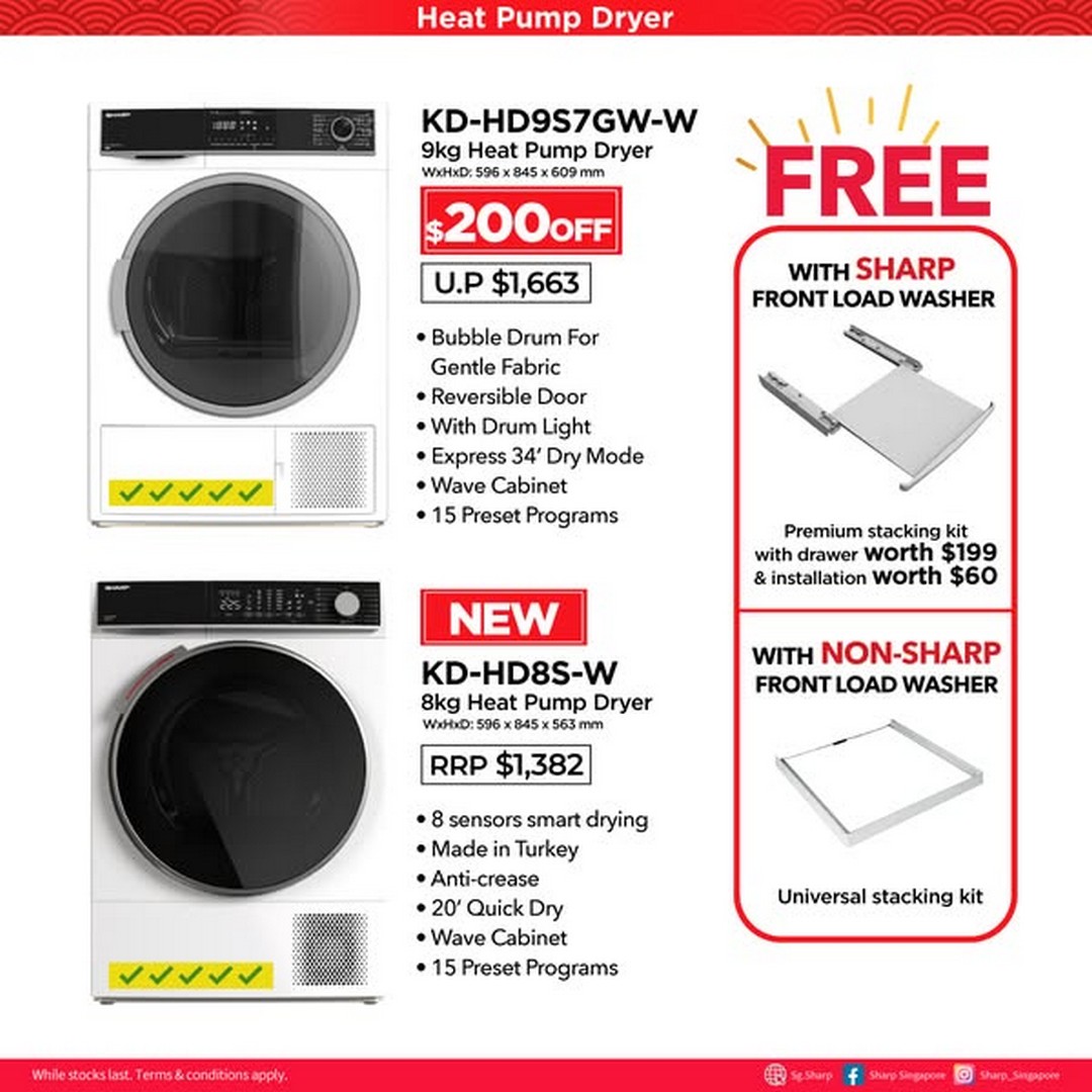 SHARP-Singapore-Autumn-Specials-Up-to-50-Off-Sale-2 12 September-9 October 2025: SHARP Singapore Autumn Specials Up to 50% Off Sale