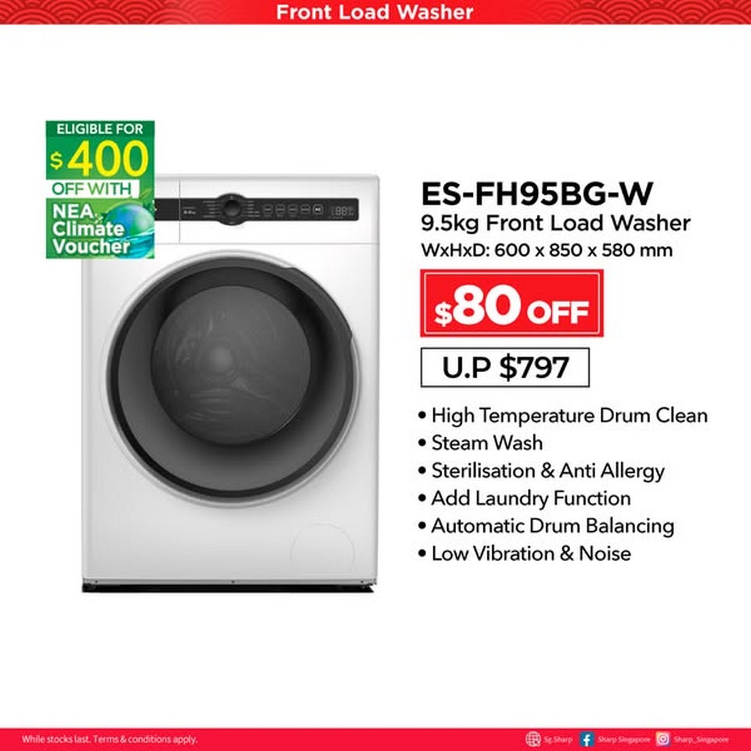 SHARP-Singapore-Autumn-Specials-Up-to-50-Off-Sale-4 12 September-9 October 2025: SHARP Singapore Autumn Specials Up to 50% Off Sale
