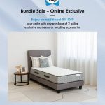 18 September 2025 onwards: Sealy Singapore: Double the Luxury with Extra Savings Promotion – Buy 2 Online Exclusive Models or Bedding Accessories for Additional 5% OFF