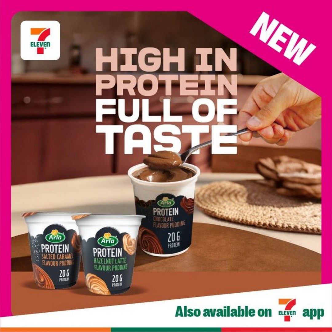 7-Eleven-Arla-Protein-Pudding-Promotion 17 October 2025 onwards: 7-Eleven: Arla Protein Pudding Promotion: High-Protein Snack for Busy Days