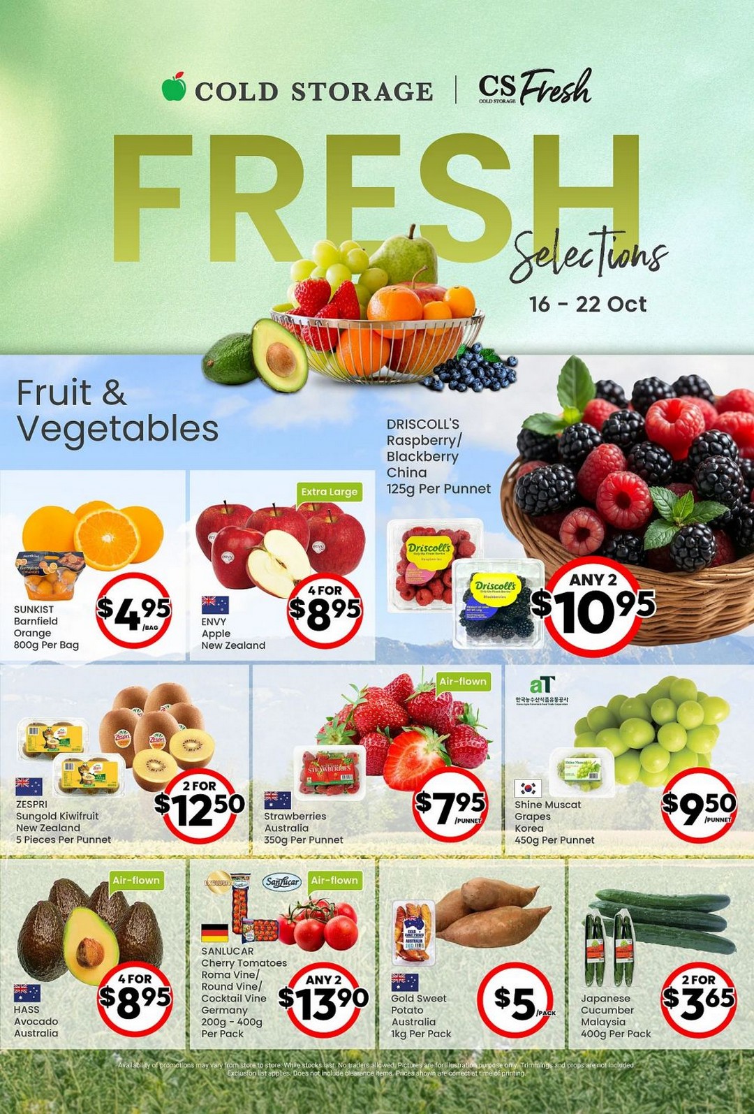 Cold-Storage-Singapore-Fresh-Deals-Weekly-Promotion 16–22 October 2025: Cold Storage Singapore: Fresh Deals Weekly Promotion on Fruits, Meat, and Deli Selections