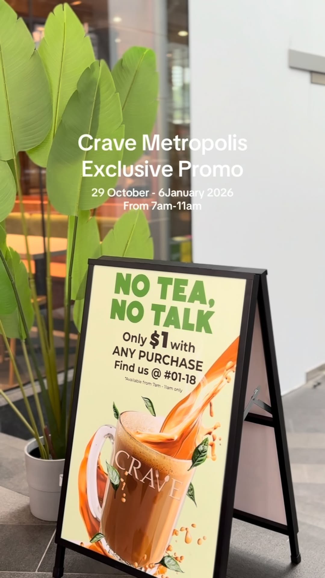 Crave-Nasi-Lemak-Metropolis-1-Drinks-Morning-Promotion 29 October 2025–6 January 2026: Crave Nasi Lemak Metropolis $1 Drinks Morning Promotion at Bukit Panjang Plaza
