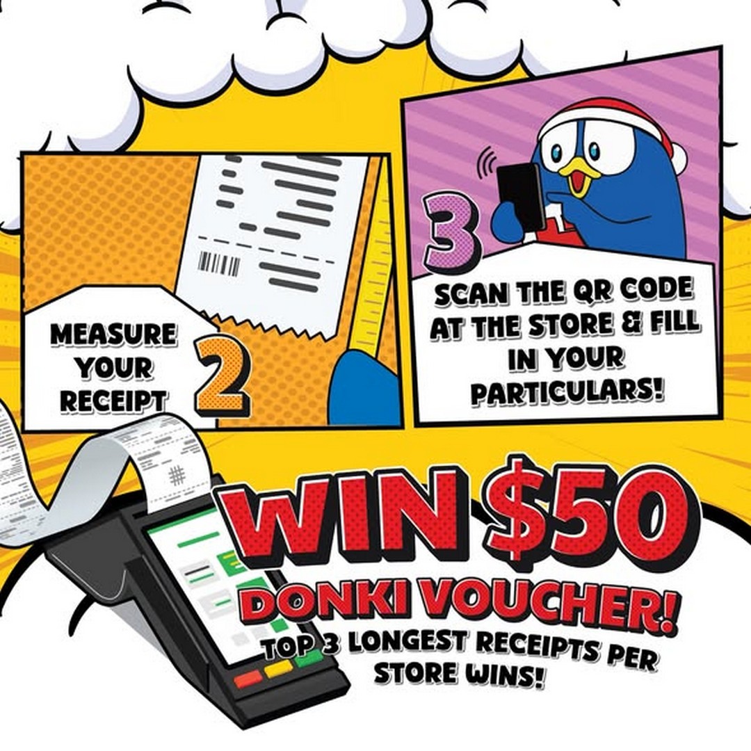 DON-DON-DONKI-Singapore-Longest-Receipt-Challenge-Promotion-2 31 October-2 November 2025: DON DON DONKI Singapore: Longest Receipt Challenge Promotion – Shop, Compete & Win $50 Vouchers
