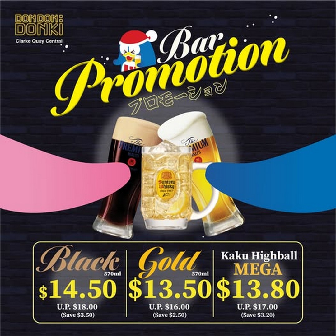 DON-DON-DONKI-Singapore-Special-Bar-Deals-Promotion 27 October 2025 onwards: DON DON DONKI Singapore: Special Bar Deals Promotion at Clarke Quay Central
