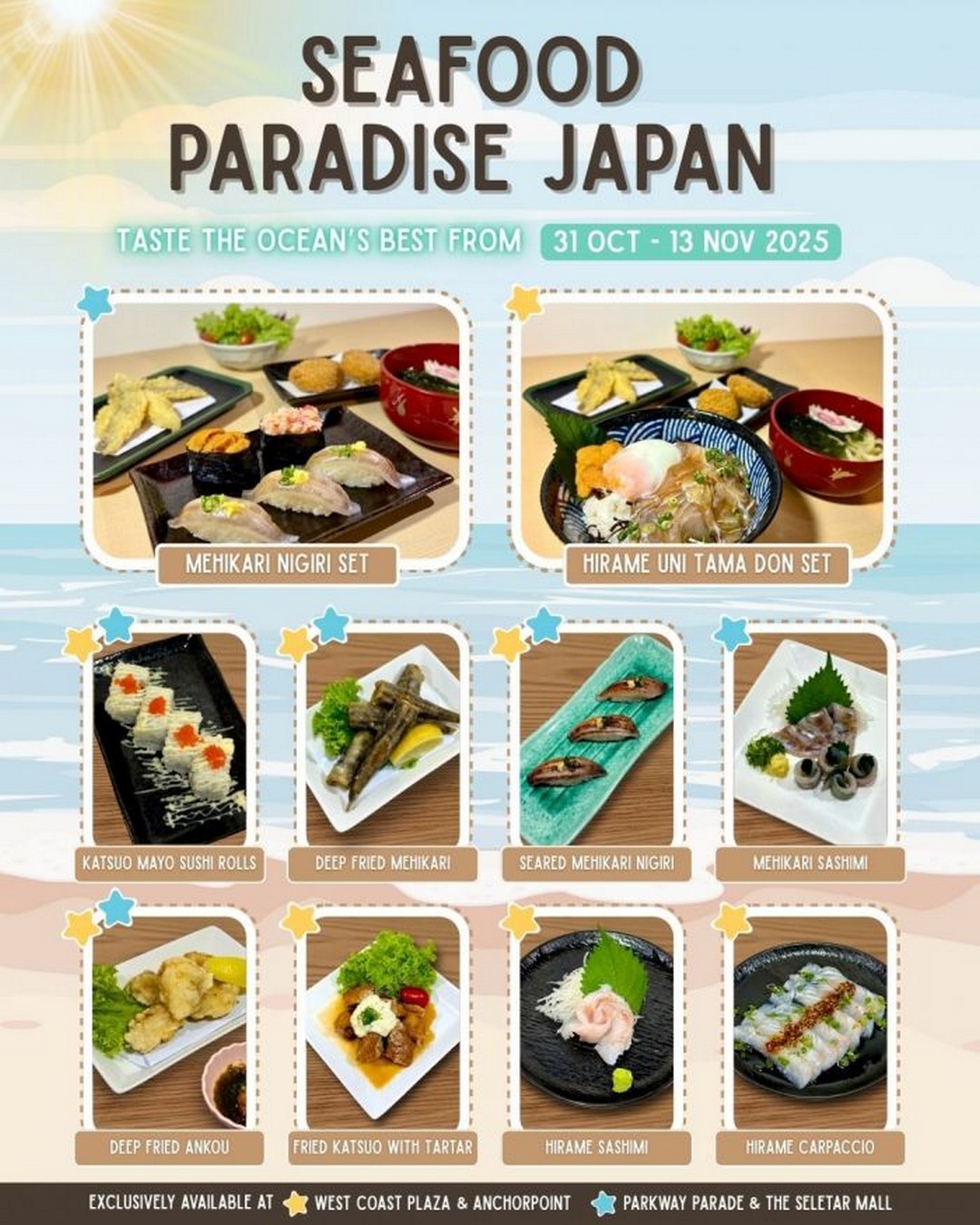 Fish-Mart-Sakuraya-Seafood-Paradise-Japan-Menu 31 October–13 November 2025: Fish Mart Sakuraya: Seafood Paradise Japan Menu: Seasonal Japanese Dishes Promotion