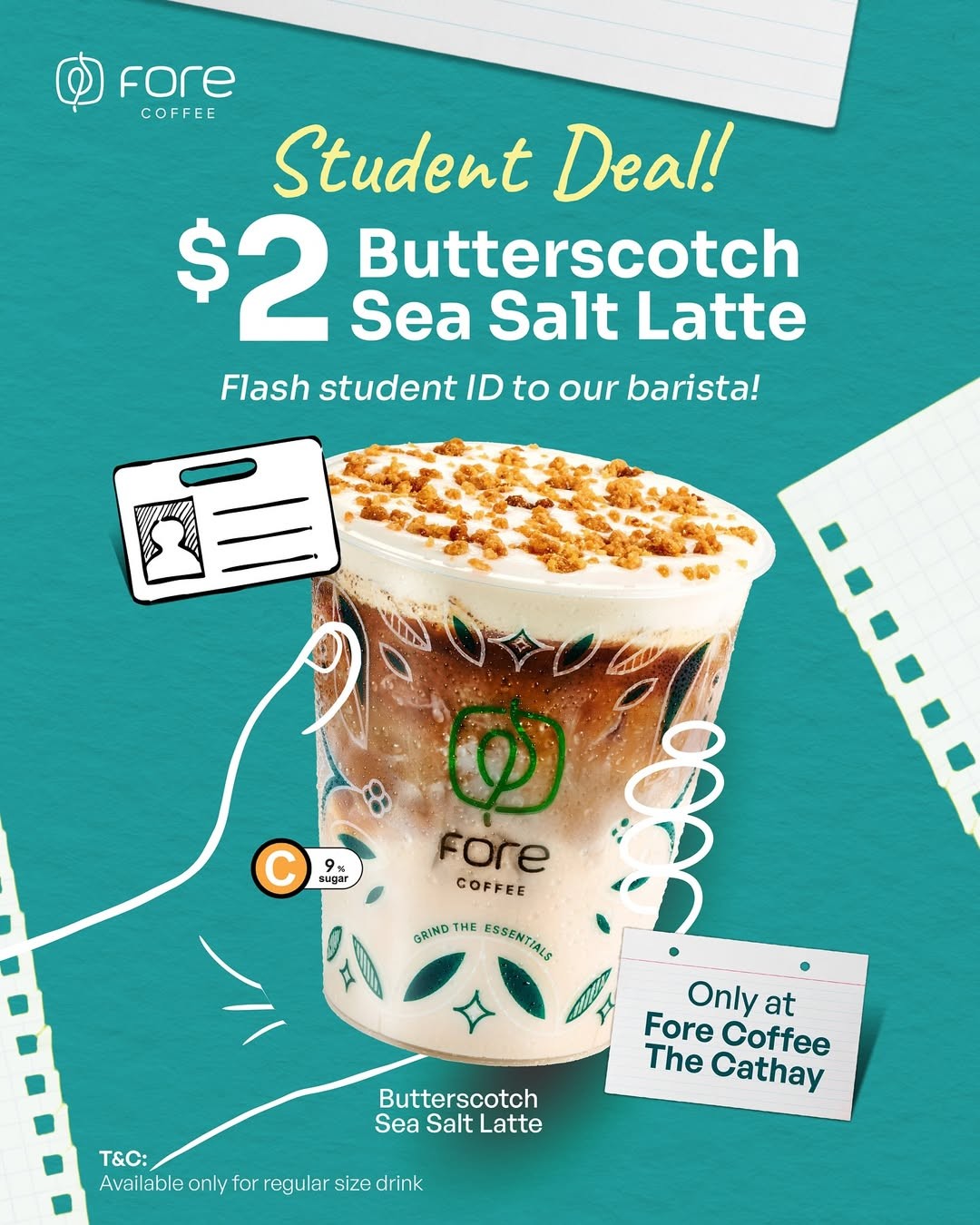 Fore-Coffee-Butterscotch-Sea-Salt-Latte-Promotion-for-Students 21 October 2025 onwards: Fore Coffee: Butterscotch Sea Salt Latte Promotion for Students