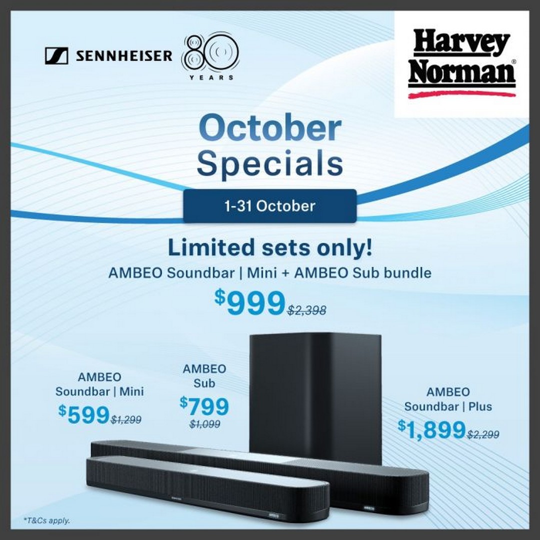 Harvey-Norman-Sennheiser-AMBEO-October-Promotion 1–31 October 2025: Harvey Norman Sennheiser AMBEO October Promotion – Experience 3D Audiophile Sound and Save Big on Premium Soundbars