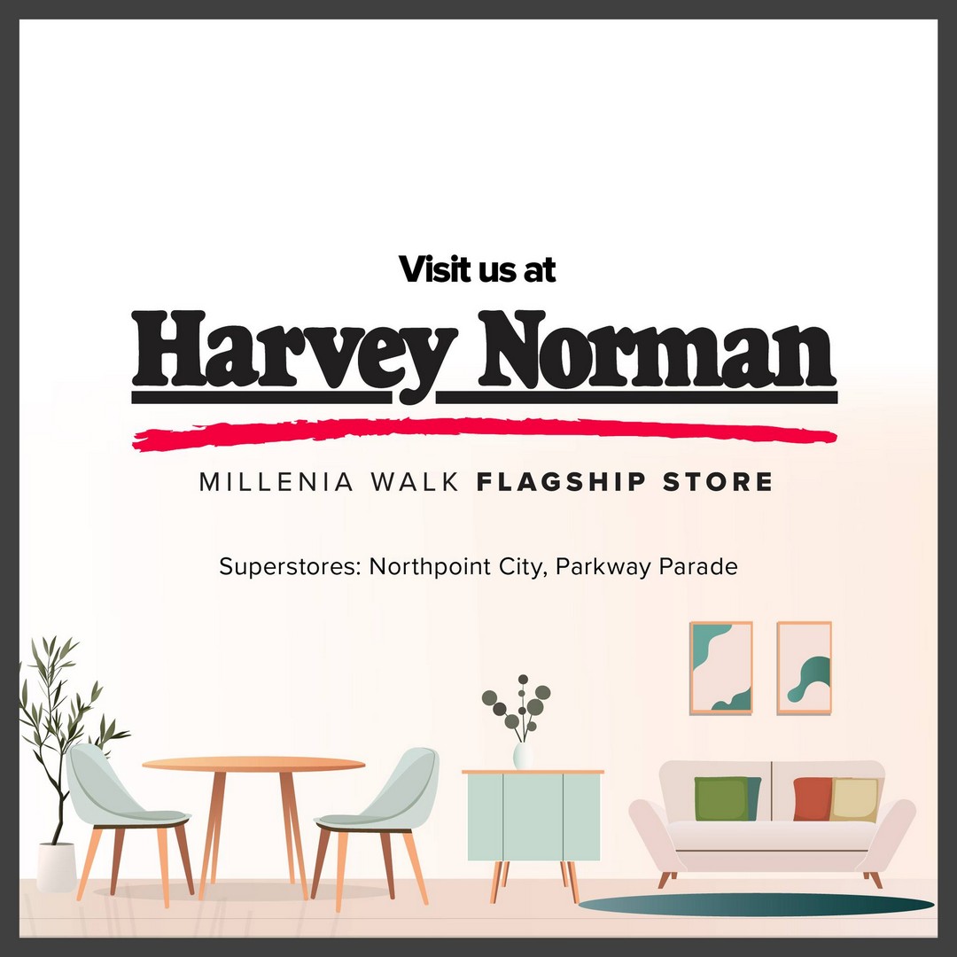 Harvey-Norman-Singapore-Furniture-Promotion-Up-to-60-Off-12 3 October 2025 onwards: Harvey Norman Singapore Furniture Promotion, Up to 60% Off In-stock Pieces at the Singapore Retail Festival