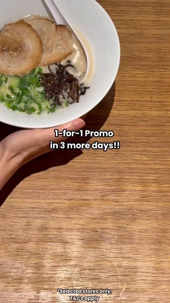 16 October 2025: IPPUDO Ramen 1-for-1 Promotion: Limited-Time Ramen ...