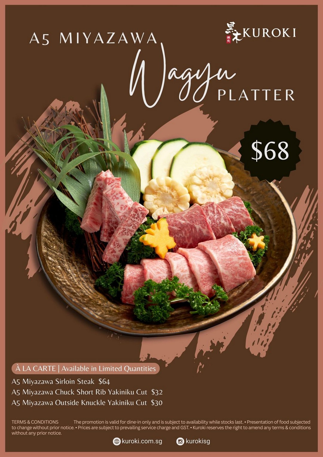 Kuroki-Singapore-A5-Miyazawa-Wagyu-Platter-Promotion-1 1 November 2025–31 January 2026: Kuroki Singapore: A5 Miyazawa Wagyu Platter Promotion – Premium Wagyu at $68