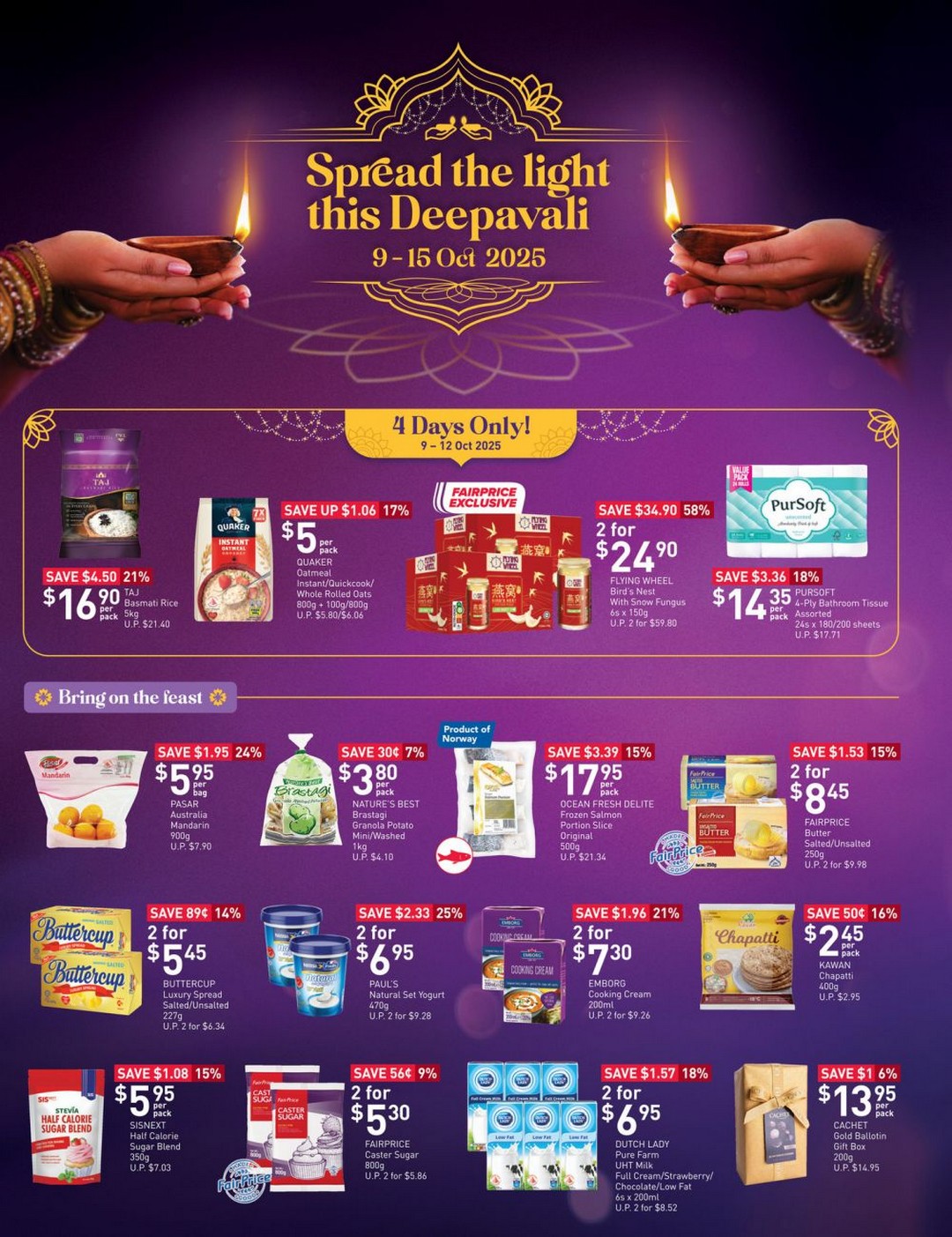 NTUC-FairPrice-Deepavali-Promotion 9-15 October 2025: NTUC FairPrice: Deepavali Promotion: Festive Offers & Grocery Deals