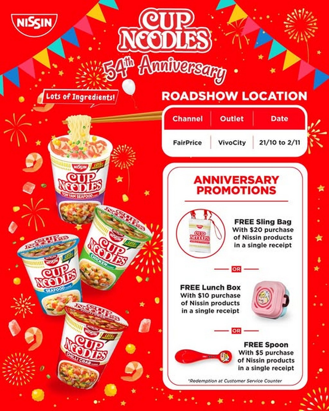Nissin-Foods-Singapore-Celebrate-54-Years-of-Cup-Noodles-Promotion 21 October-2 November 2025: Nissin Foods Singapore: Celebrate 54 Years of Cup Noodles Promotion