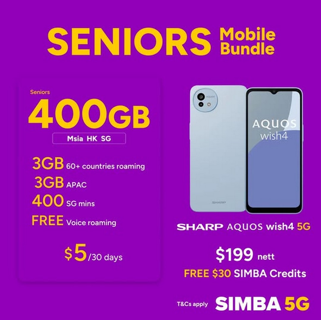 SIMBA-Telecom-SG60-Seniors-Mobile-Bundle-Promotion 27 October 2025 onwards: SIMBA Telecom: SG60+ Seniors Mobile Bundle Promotion – Affordable Plans & Phones for Seniors