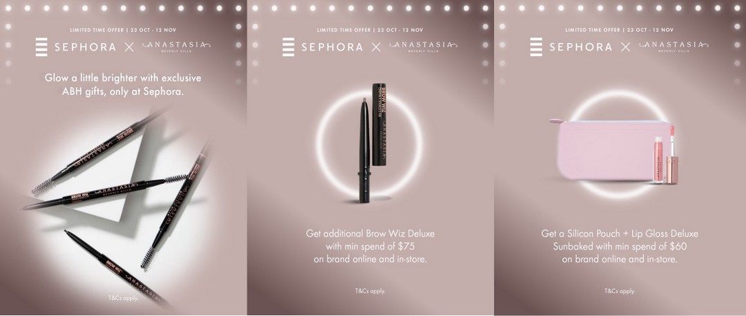 Sephora-Get-Exclusive-Gifts-From-Anastasia-Beverly-Hills 23 October-12 November 2025: Sephora: Get Exclusive Gifts From Anastasia Beverly Hills: Promotion