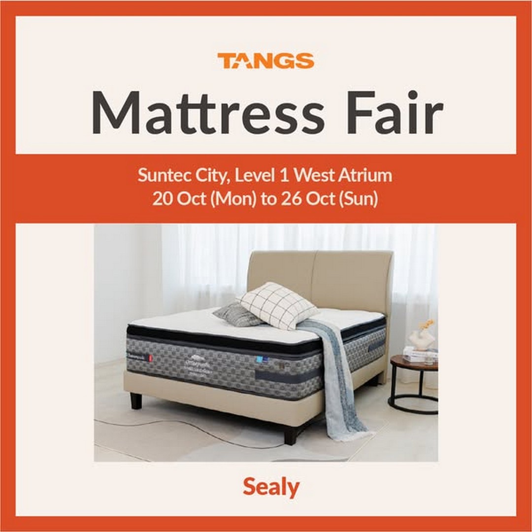 TANGS-Singapore-Mattress-Fair-Deals-2 20-26 October 2025: TANGS Singapore Mattress Fair Deals: Promotion on Top Mattress Brands with Up to 70% OFF
