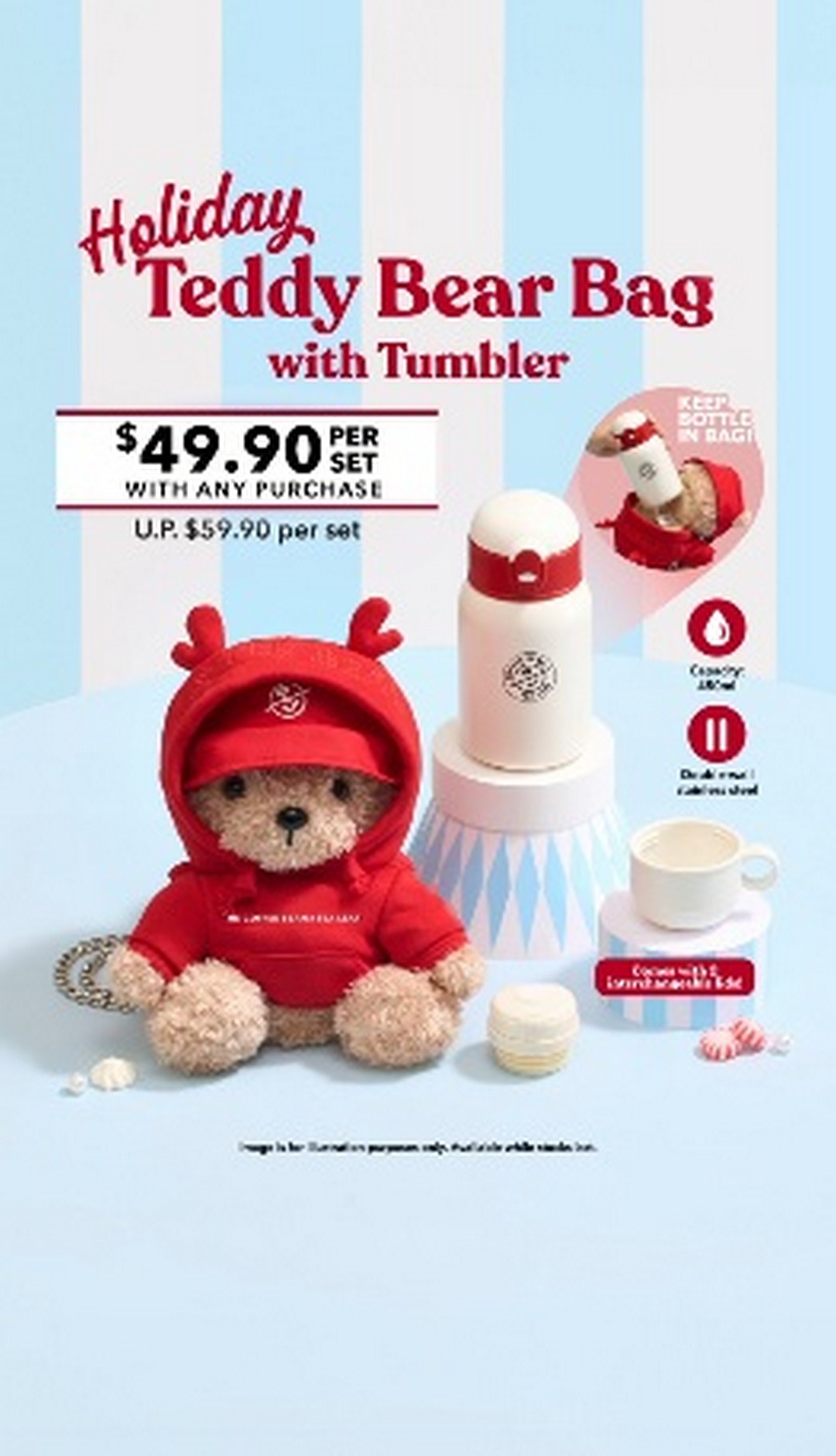 The-Coffee-Bean-Tea-Leaf-Singapore-Holiday-Teddy-Bear-Bag 1 November 2025 onwards: The Coffee Bean & Tea Leaf Singapore: Holiday Teddy Bear Bag with Tumbler Promotion