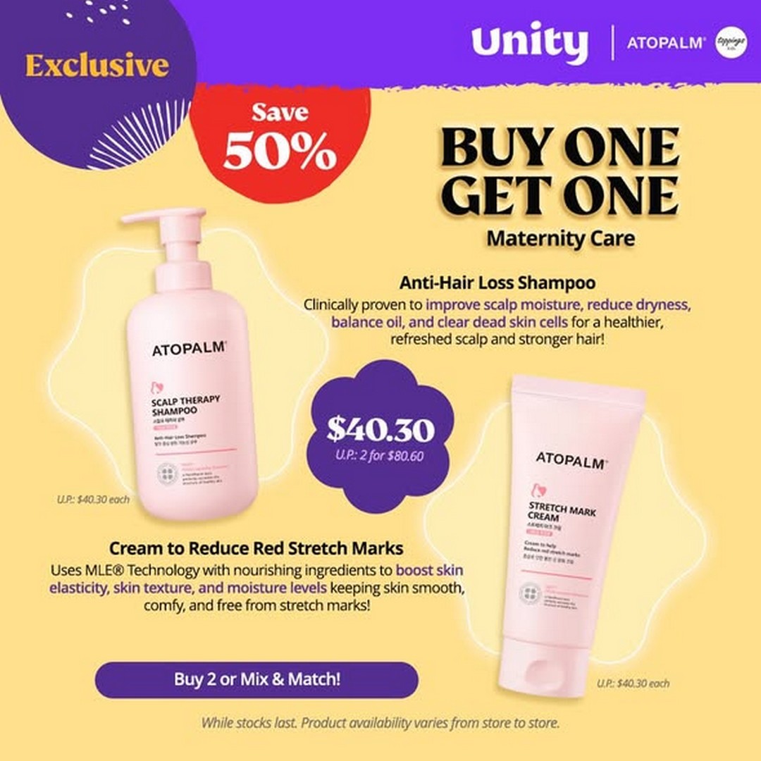 Unity-Pharmacy-Atopalm-1st-Anniversary-Celebration-Promotion-2 30 October-12 November 2025: Unity Pharmacy: Atopalm 1st Anniversary Celebration Promotion with Exclusive Savings and Free Gifts