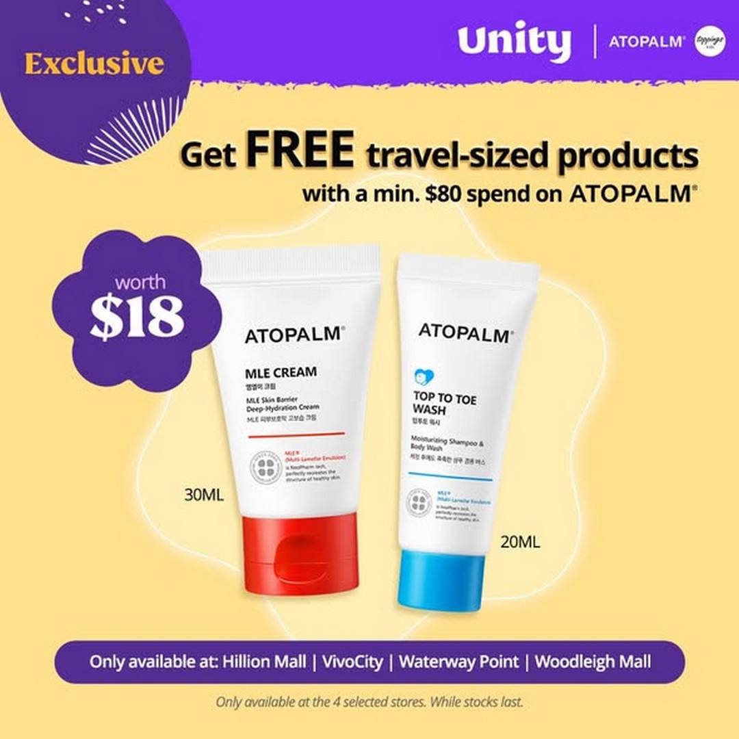 Unity-Pharmacy-Atopalm-1st-Anniversary-Celebration-Promotion-3 30 October-12 November 2025: Unity Pharmacy: Atopalm 1st Anniversary Celebration Promotion with Exclusive Savings and Free Gifts