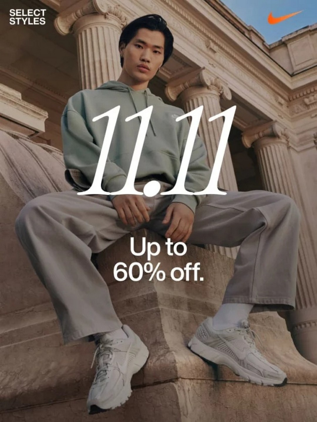 1-3 5-11 November 2025: Nike Singapore: 11.11 Sale Featuring Up to 60% OFF on Footwear & Apparel