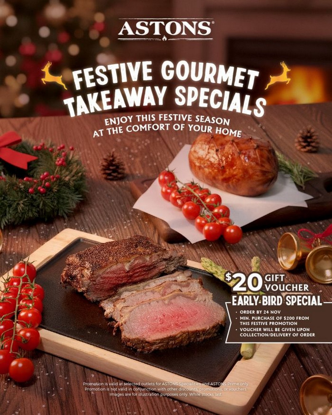 ASTONS-Christmas-Takeaway-Promotion Now till 16 December 2025: ASTONS Christmas Takeaway Promotion: Festive Gourmet Specials & $20 Voucher