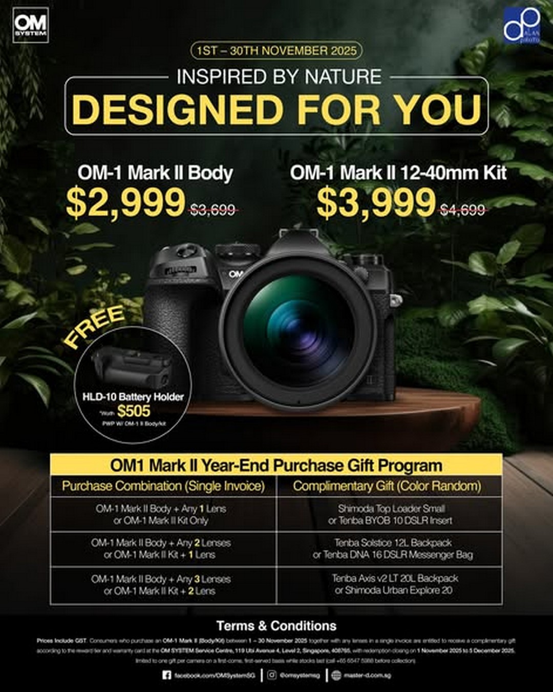 Alan-Photo-Singapore-OM-SYSTEM-Nature-Inspired-Camera-Deals Now till 30 November 2025: Alan Photo Singapore: OM SYSTEM Nature-Inspired Camera Deals and Exclusive Gifts Promotion