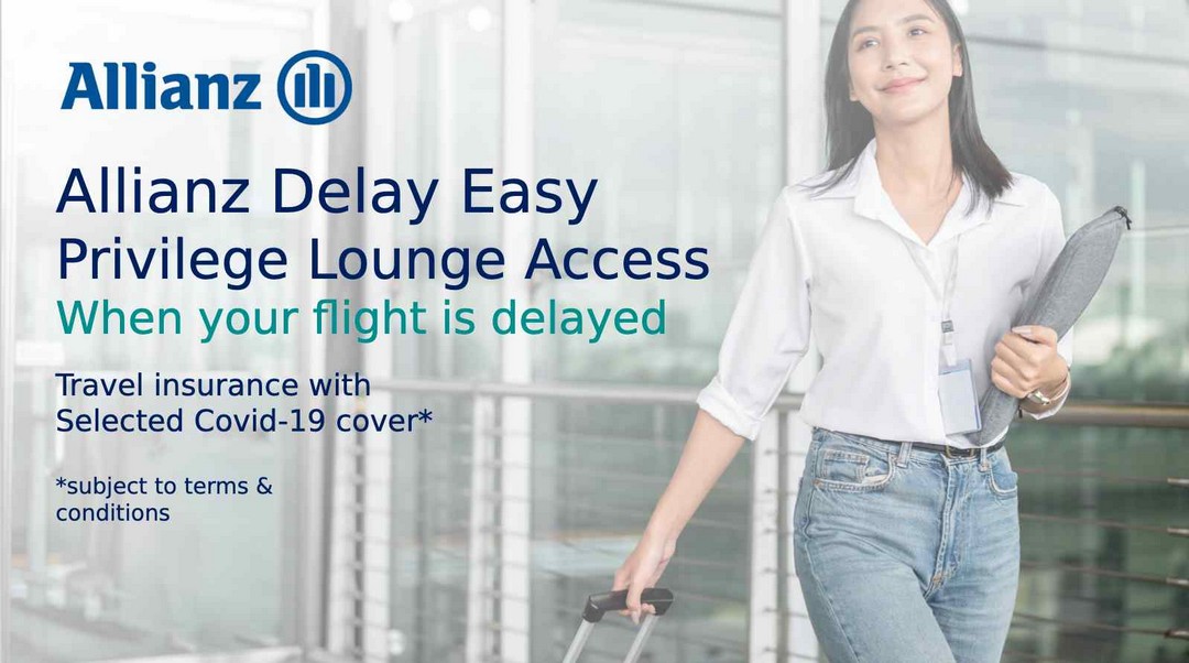 Allianz-Travel-Complimentary-Lounge-Access 3 November 2025 onwards: Allianz Travel: Complimentary Lounge Access for Flight Delays Promotion