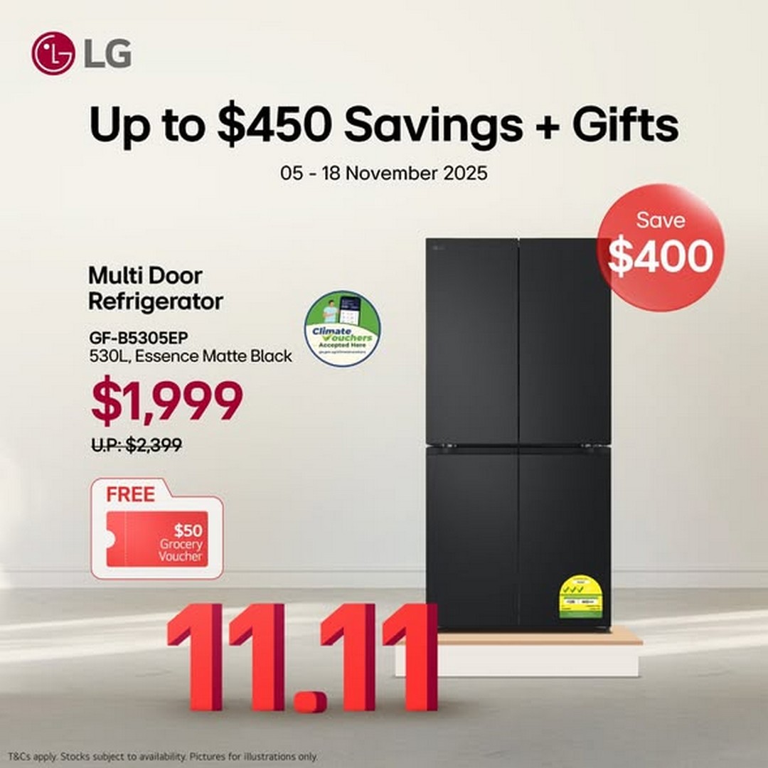 Audio-House-Singapore-–-LG-11.11-Super-Deals-2 5–18 November 2025: Audio House Singapore – LG 11.11 Super Deals Promotion with Up to $500 Savings and Exclusive Gifts