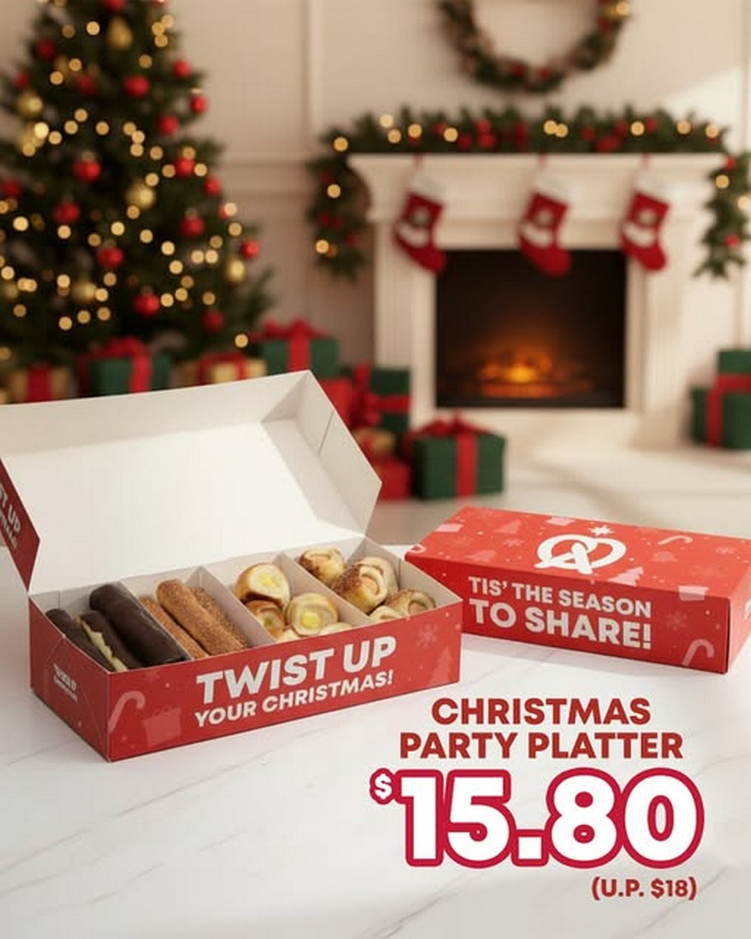 Auntie-Annes-Singapore-Christmas-Party-Platter-Launch-Promotion 19 November 2025 onwards: Auntie Anne’s Singapore: Christmas Party Platter Launch Promotion, Perfect Festive Snack Bundle for Gatherings