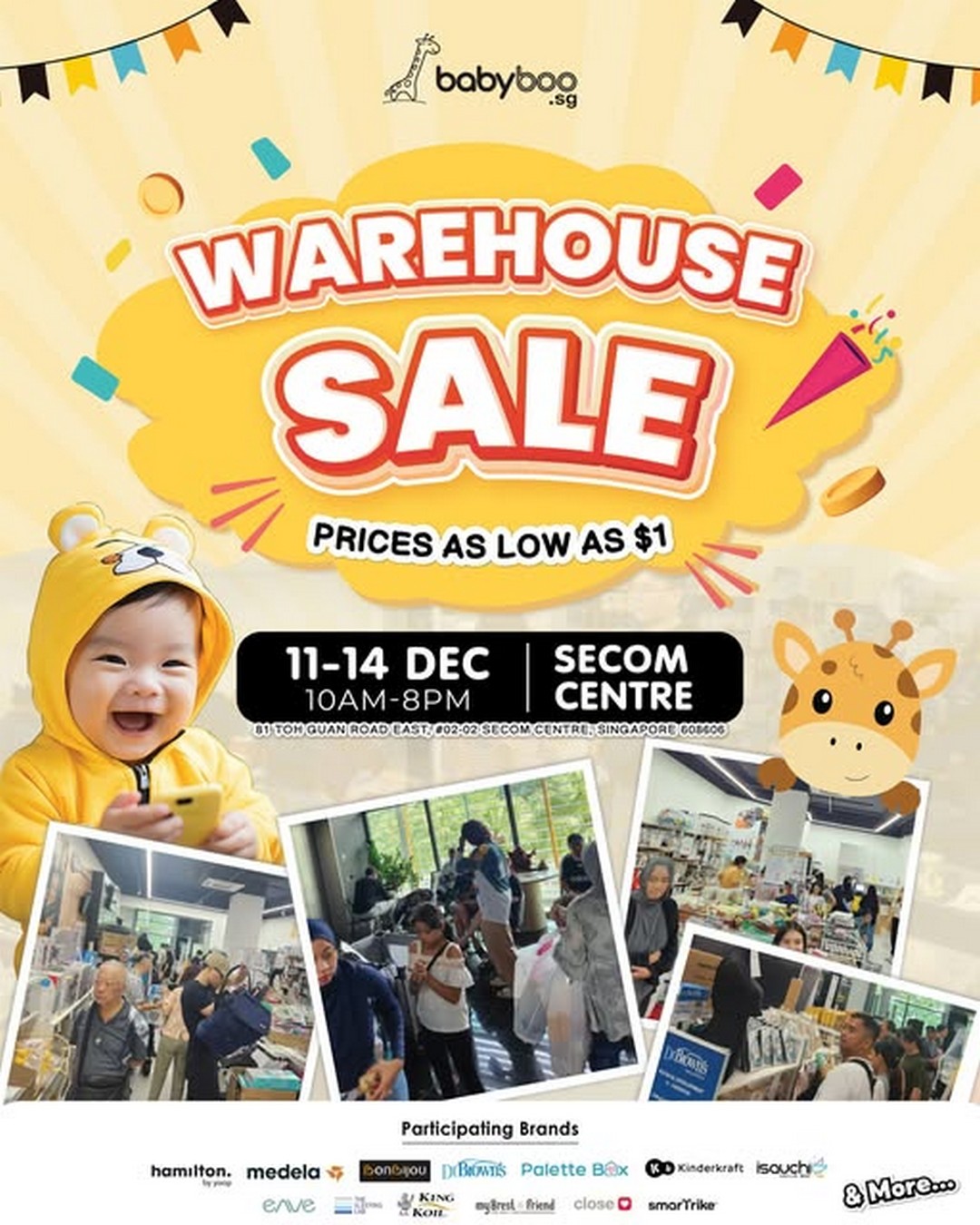 Babyboo-Singapore-Warehouse-Sale 11–14 December 2025: Babyboo Singapore Warehouse Sale: Year-End Baby Essentials Blowout