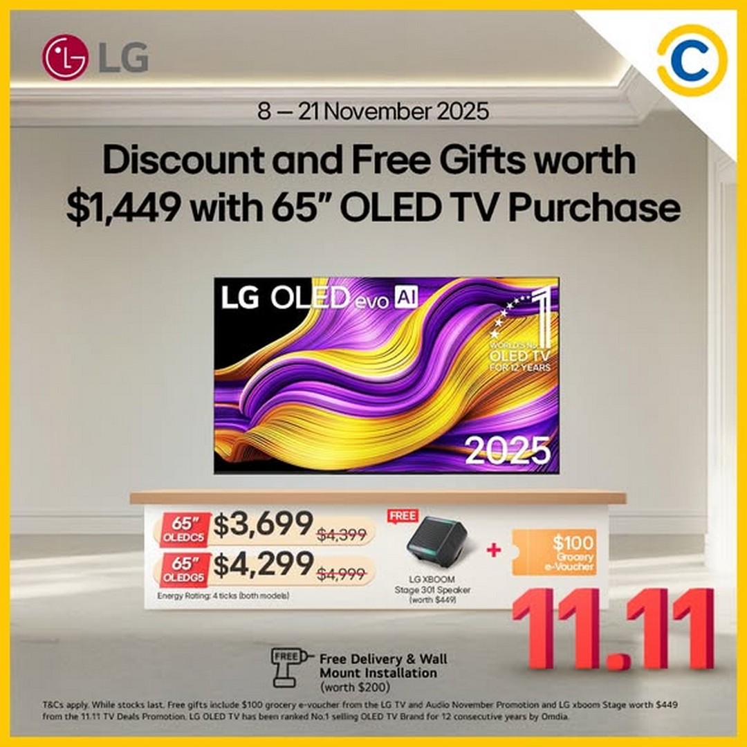 COURTS-Singapore-LG-TV-Promotion 8–21 November 2025: COURTS Singapore LG TV Promotion – Enjoy Huge Discounts and Free Gifts Worth Up to $1,449!